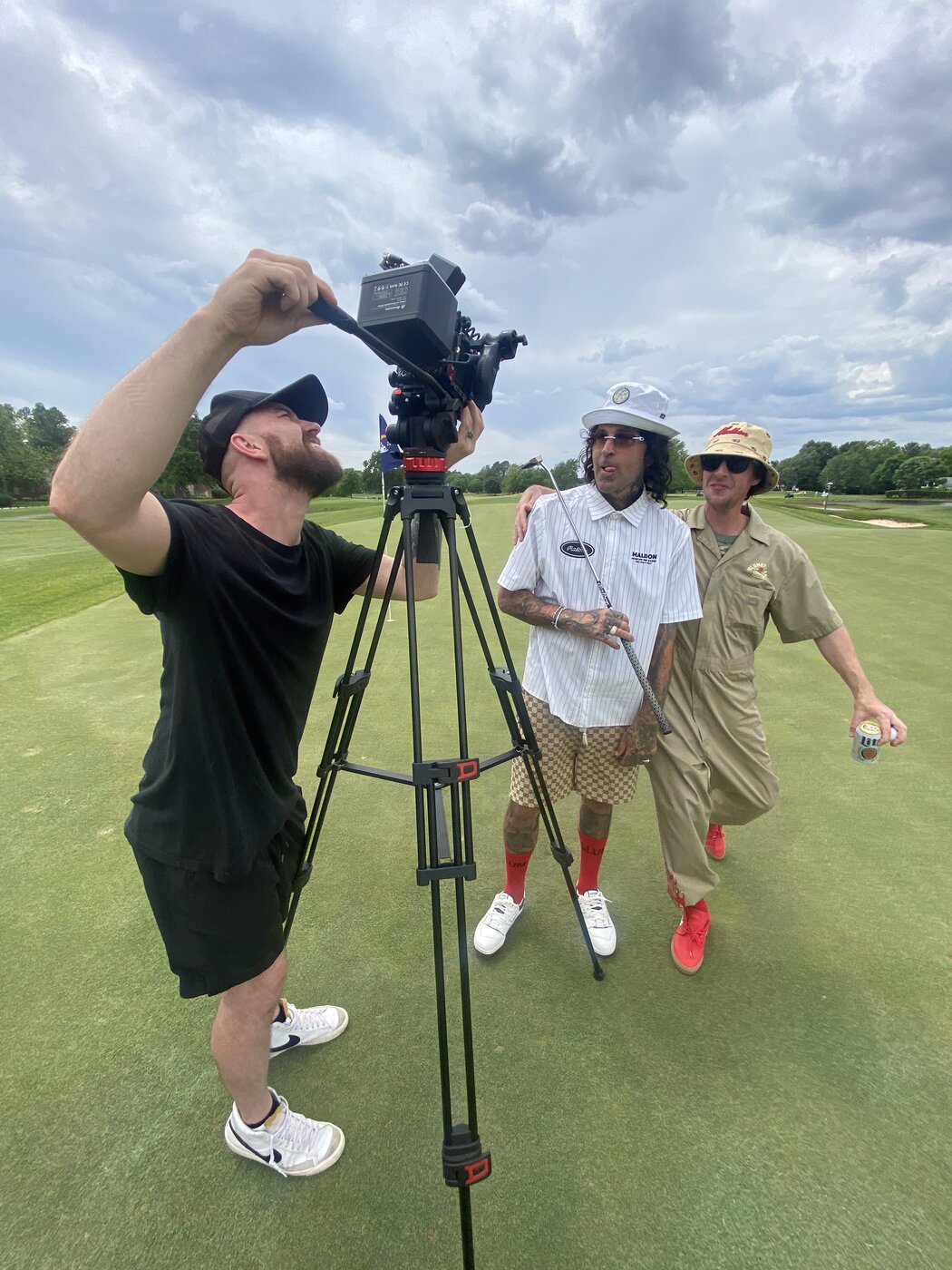 Allen Witcher directing on set with Yelawolf